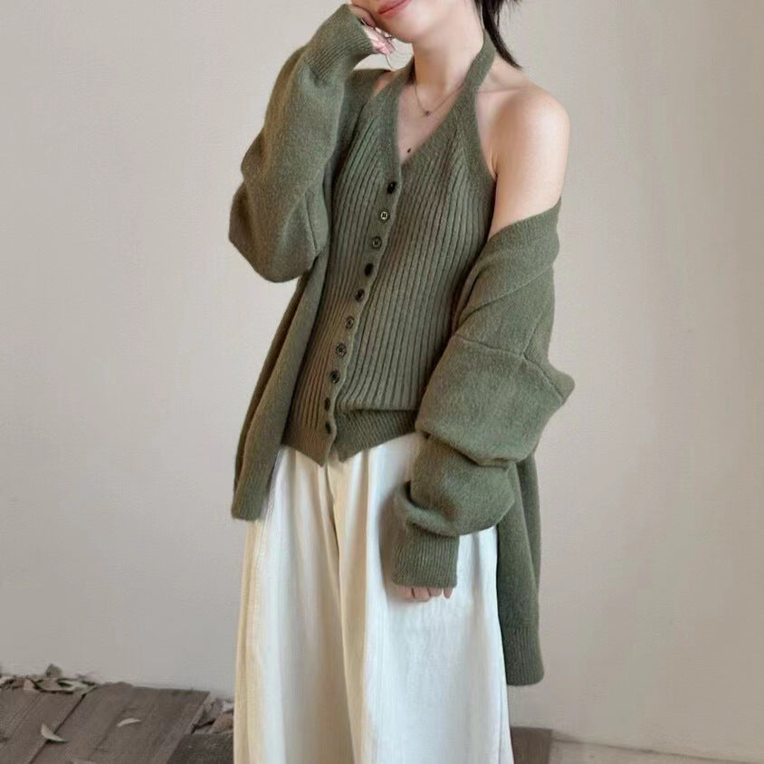 Kvinders elegante cardigan med knapdetaljer og blødt stof Stilla
