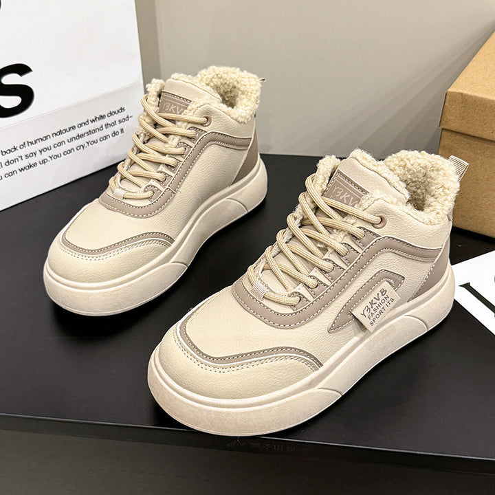 Dame vinter sneakers med hyggeligt indvendigt foder og robust profil Stilla