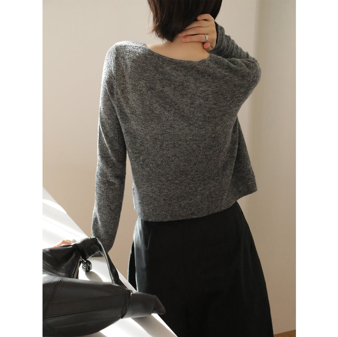Dame tidløs V-hals strik cardigan med knapper Stilla