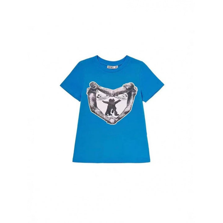 Dame Grafisktryk Kortærmet T-shirt Stilla