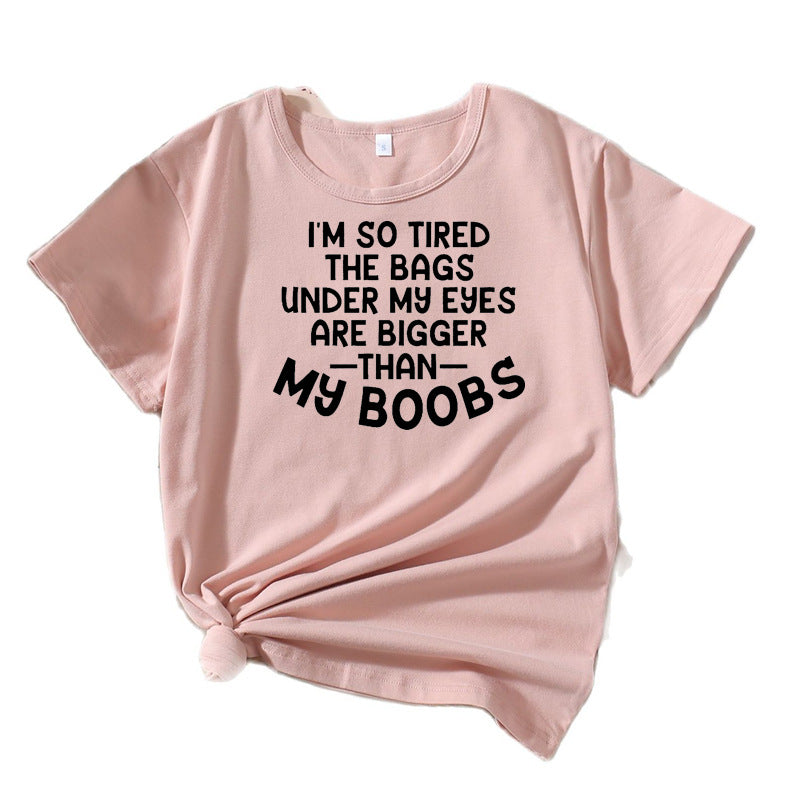 Dame Fritid Humoristisk Statement T-shirt Stilla