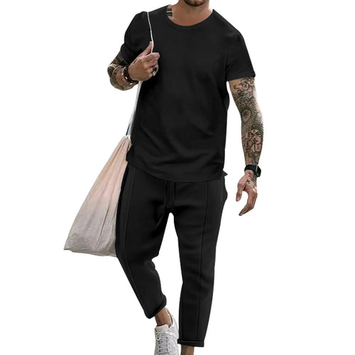 Herre sporty fritids-sæt med moderne snit og praktiske lommer Stilla
