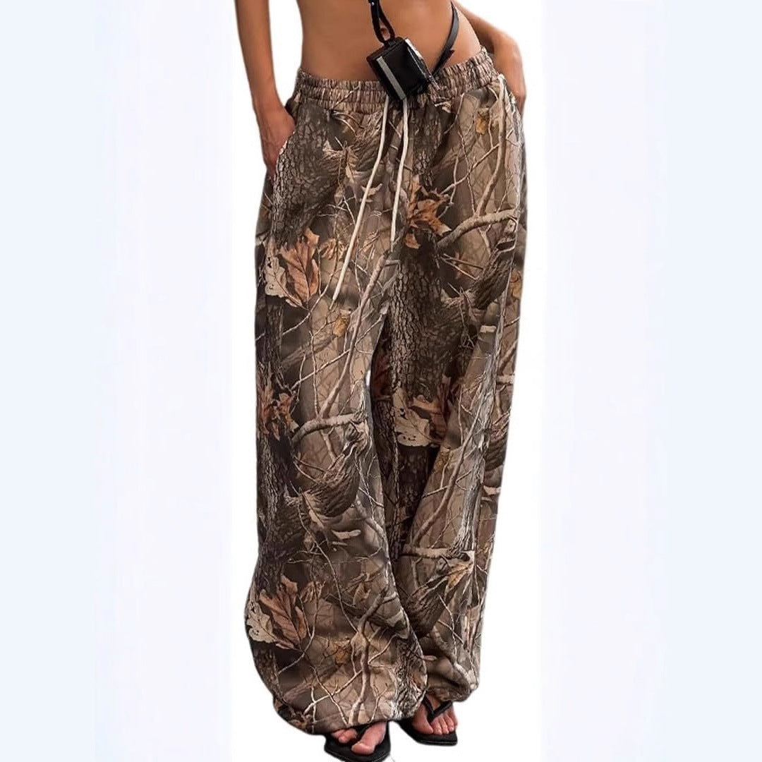 Dame Cargo-bukser i moderne camouflage-stil Stilla