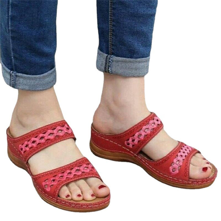 Dame Behagelige Tådelte Sandaler med ergonomisk Sål og moderne Design Stilla