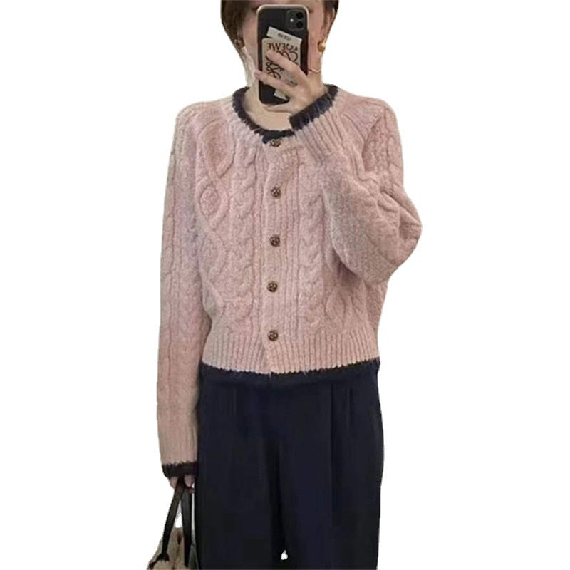 Femme Kabelstrik Knap-Cardigan Stilla