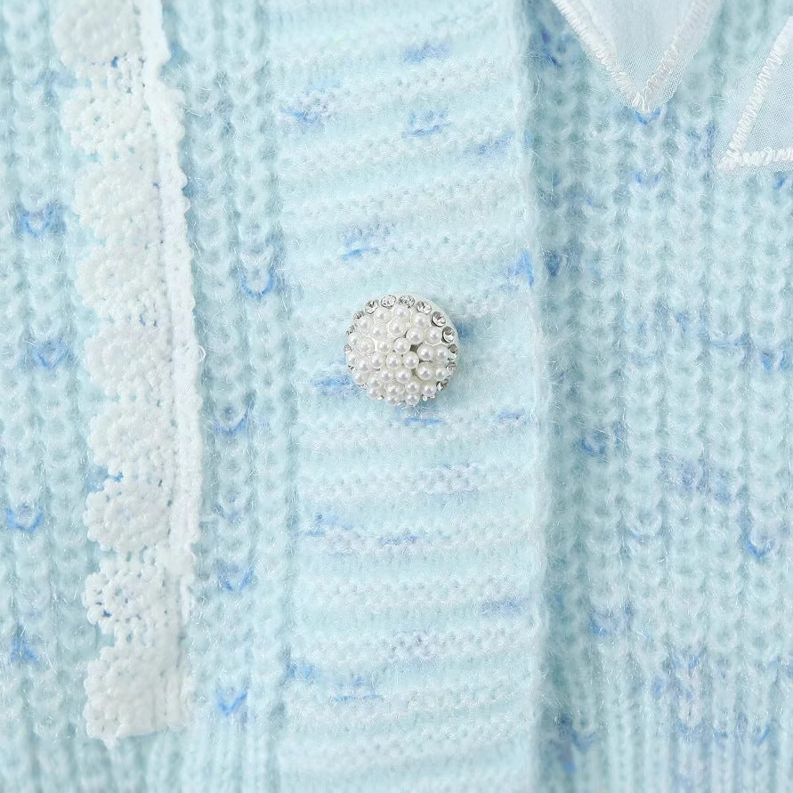 Kvinderne Cozy Cardigan med Delikate Sløjfedetaljer Stilla