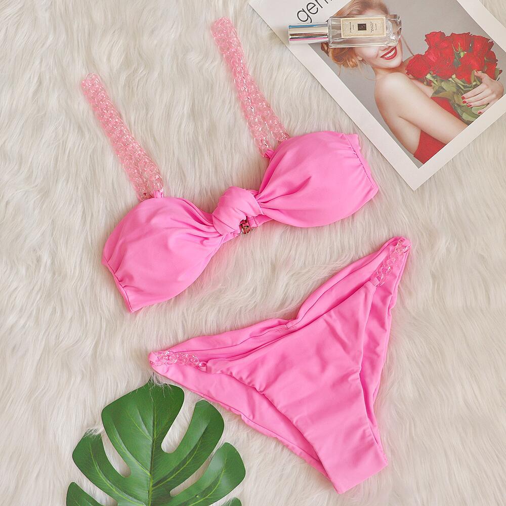 Dame Designer Halskæder Bikini Sæt Stilla