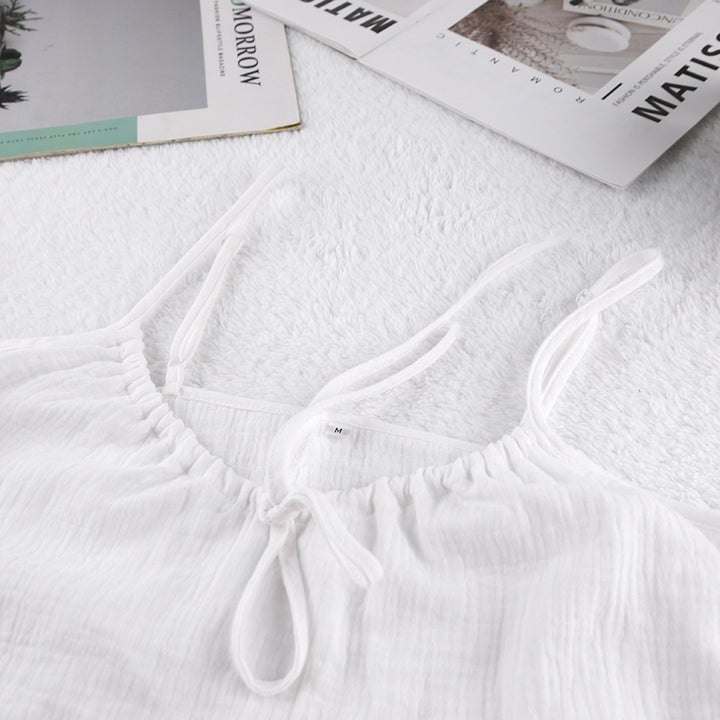 Damer let pyjamasæt med justerbare stropper og elastisk talje Stilla