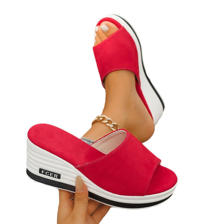 Dame Wedge-Sandaler med komfortabelt fodbede og moderne design Stilla