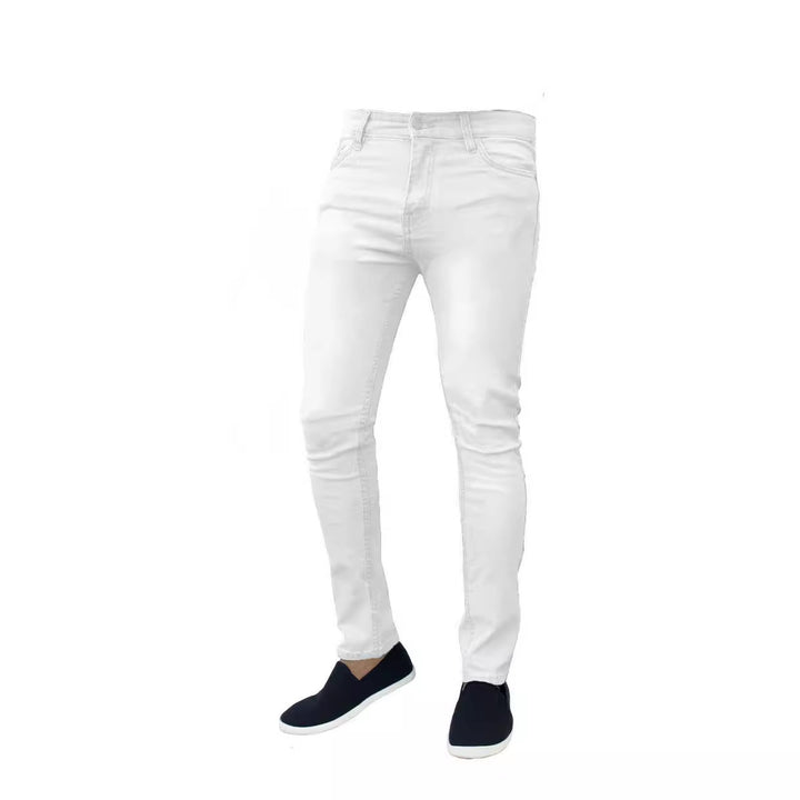 Herrer Slim Fit Jeans med elastisk materiale og moderne snit Stilla