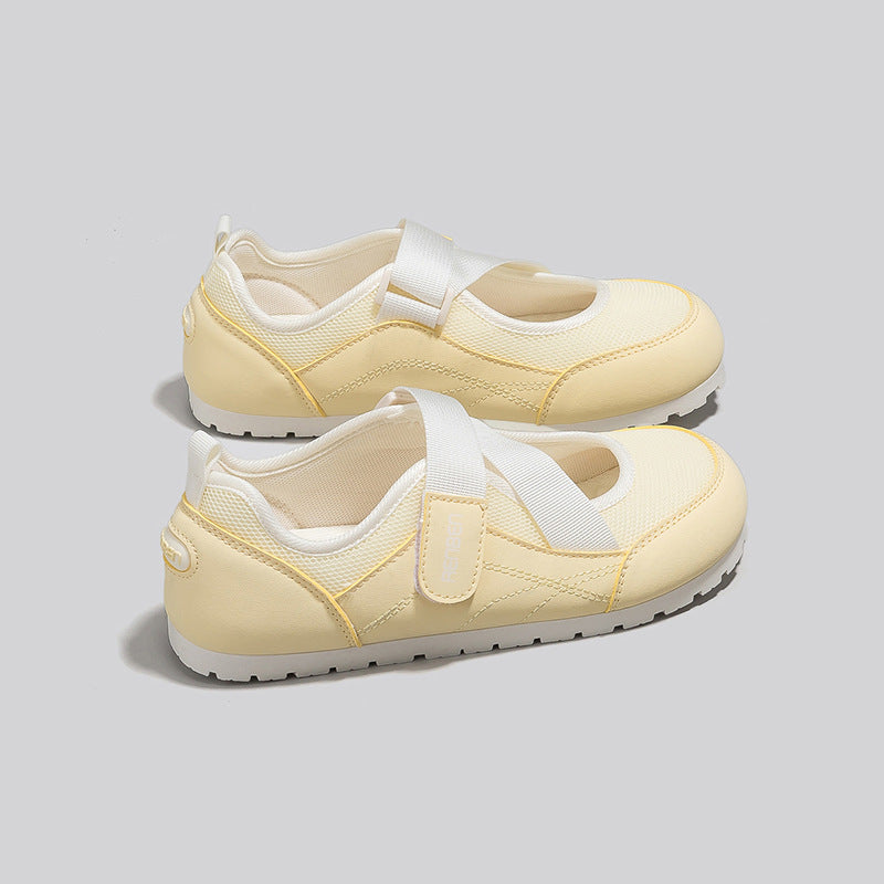 Dame fritids sneakers med elastisk velcro og komfortabel indersål Stilla
