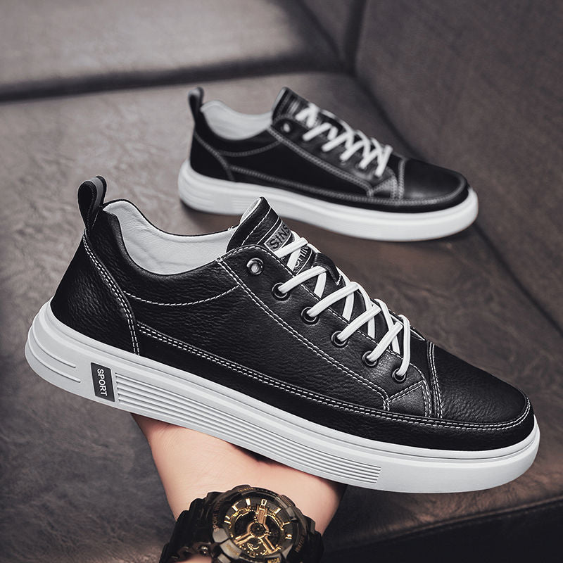 Femme Premium Læder Fritids Sneakers Stilla