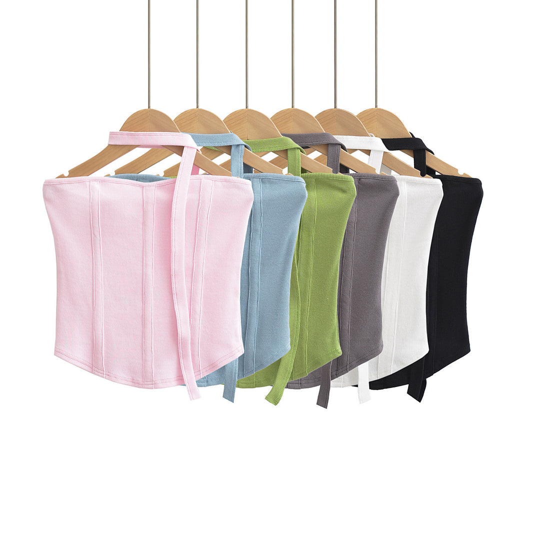Dame Bustier-top med hudvenligt design og justerbare stropper Stilla