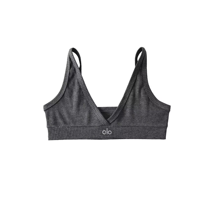 Dame Sporty Bralette med V-udskæring og sømløst design Stilla