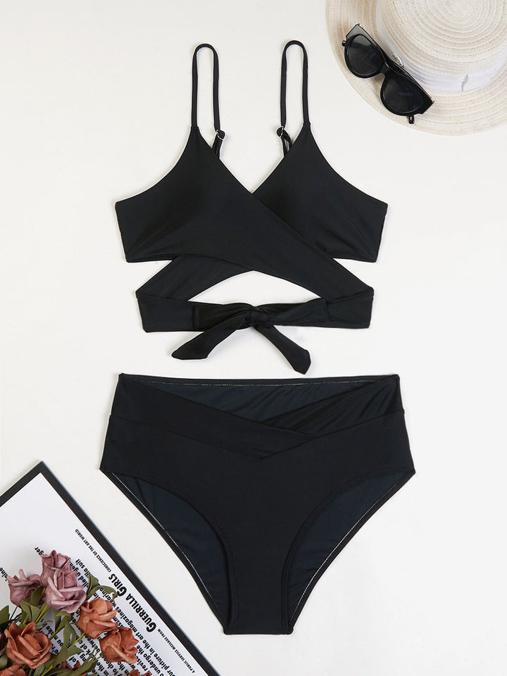 Dame bikini top med høj talje og justerbare stropper Stilla