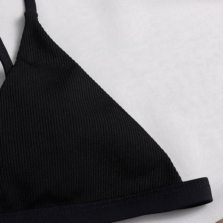 Dame triangel-bikini-top med justerbare stropper og smart design Skovae