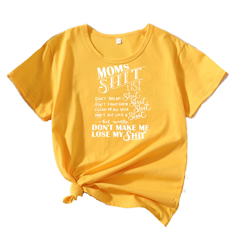 Kvinder Humoristisk Grafik Udsagn T-shirt Stilla