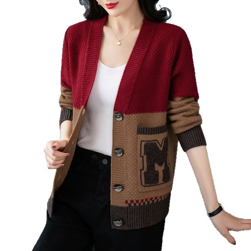 Damer casual cardigan med moderne kabelmønstre og praktiske lommer Stilla