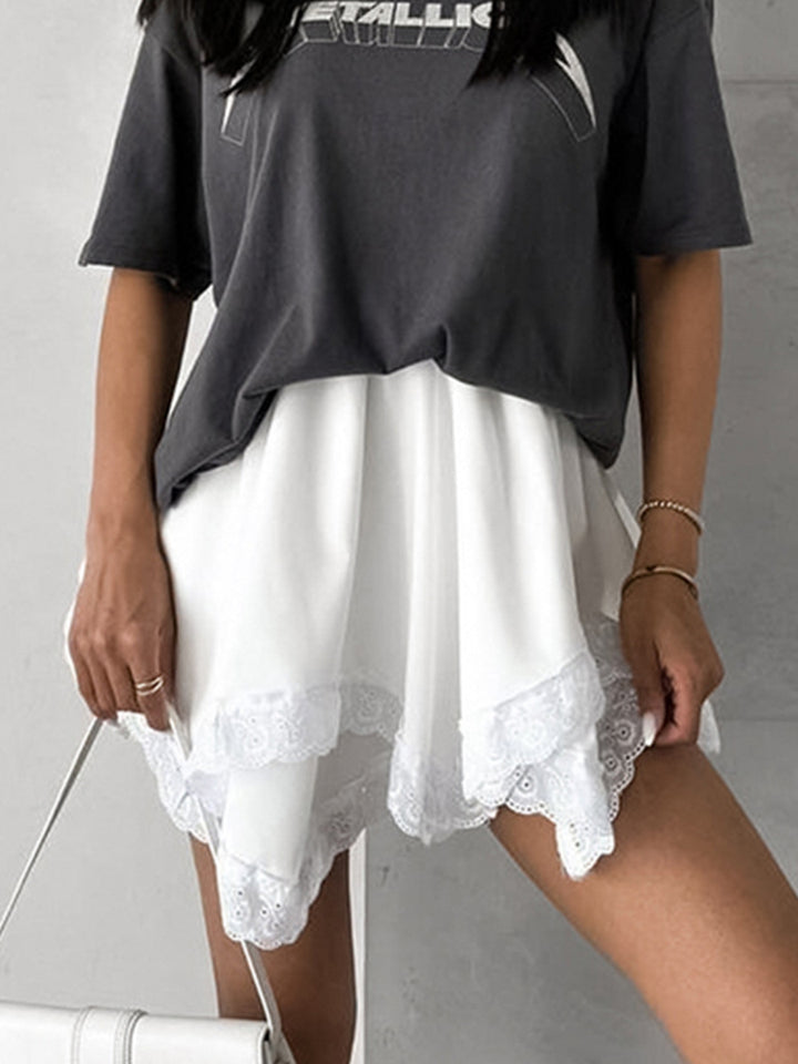 Damesshorts med elegant lace og moderne snit Stilla