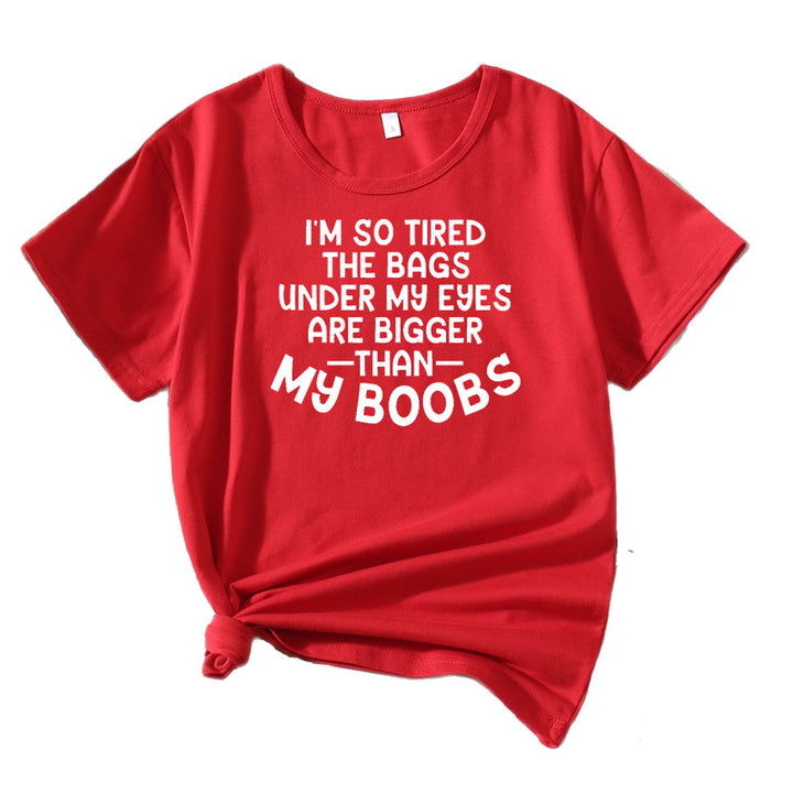 Dame Fritid Humoristisk Statement T-shirt Stilla