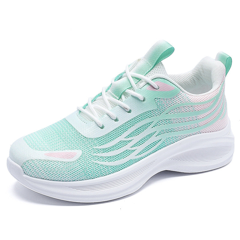 Dame Løbende Sneakers med åndbar Mesh-overflade og dæmpende sål Stilla