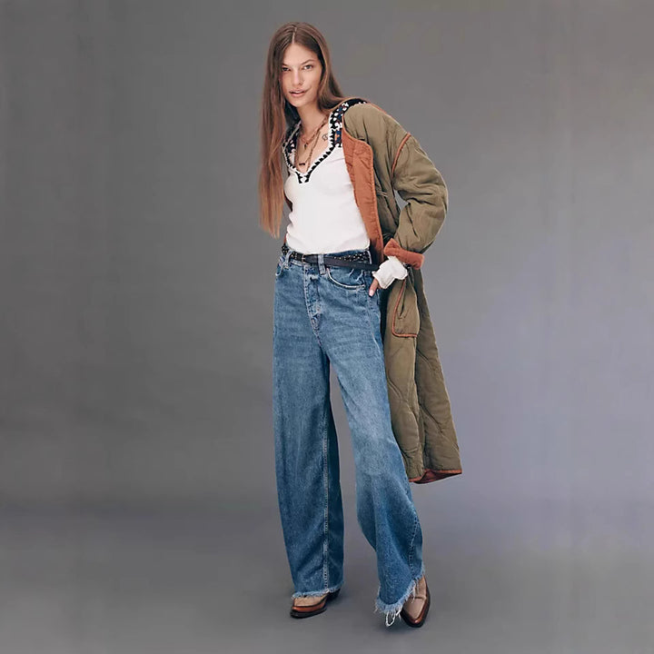 Damevidde Høj Talje Jeans Skovae