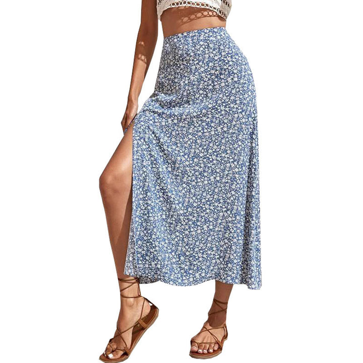 Dame Elegant Floral Maxi-Nederdel Stilla