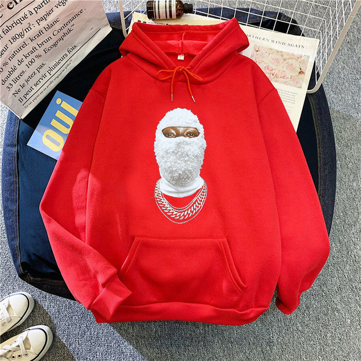 Kvinders hoodie med kreativt grafisk design og indviklet kunstværk Skovae