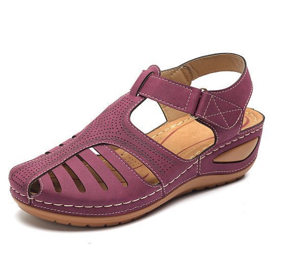Dame Komfort Riemchen Wedge Sandaler Stilla