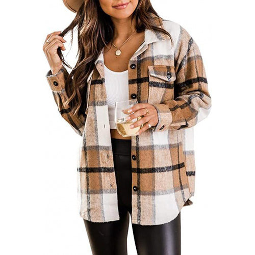 Dame flannel skjorte Stilla