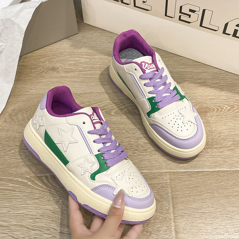 Dame sneakers med stilfulde stjernedetaljer og behagelig sål Stilla