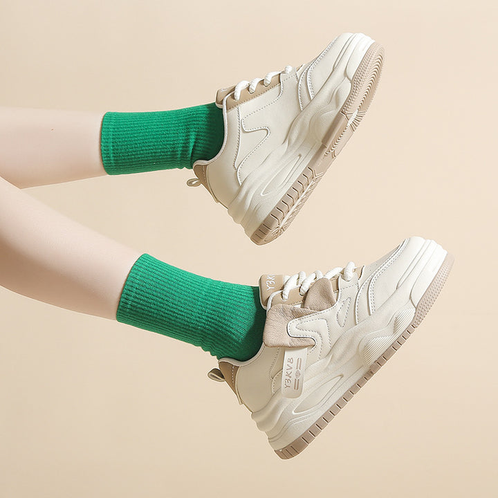 Dame Sporty Lifestyle Sneakers med slidstærkt overmateriale og polstret sål Stilla