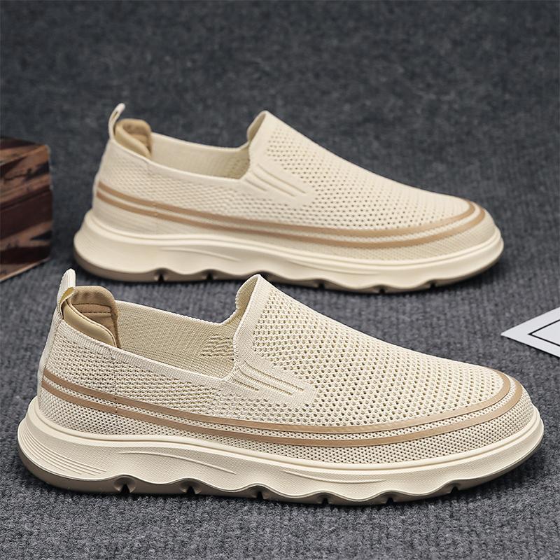 Dame Slip-On Komfort-Sneakers med åndbart overmateriale Stilla