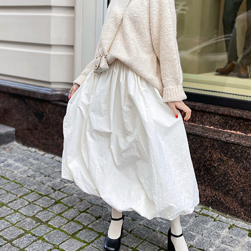 Dame Oversized Pullover med struktureret materiale og casual look Stilla