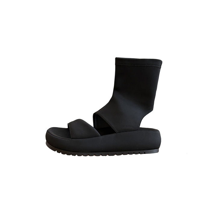 Femme Stilfulde High-Top Slide-Sandaler Stilla