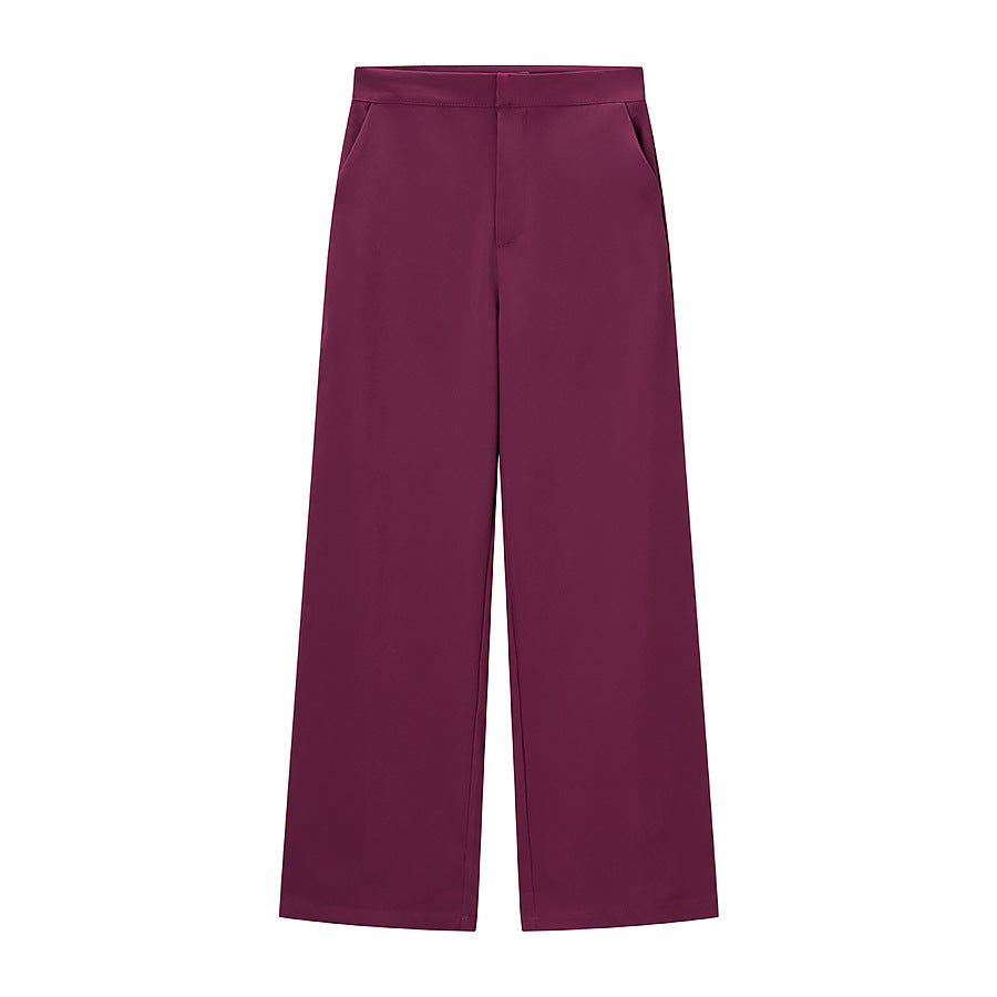 Dame Mode Blazer Jakke med iøjnefaldende Fjer Trim Stilla