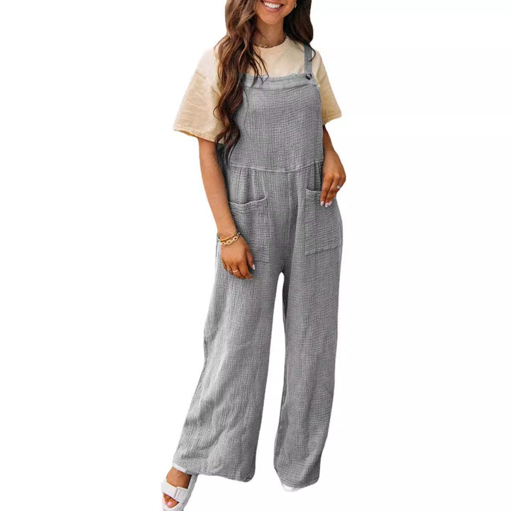 Dame Fritid Utility Overall Jumpsuit Stilla