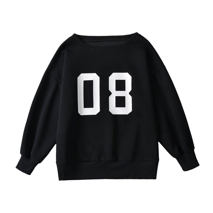 Dame Oversized Sweatshirt med sporty print og afslappet snit Stilla
