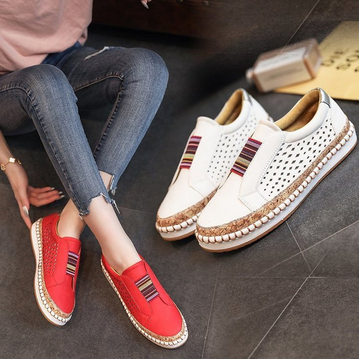 Dame Åndbare Slip-On Fritidssko med sporty design og fejlfri overfladebehandling Stilla