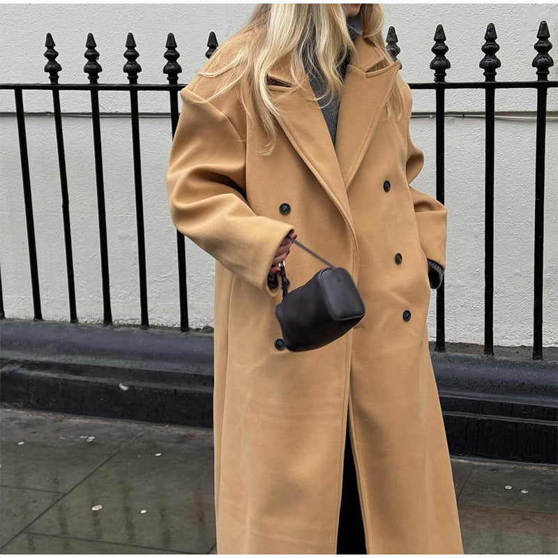 Dame elegant oversized trenchcoat Stilla