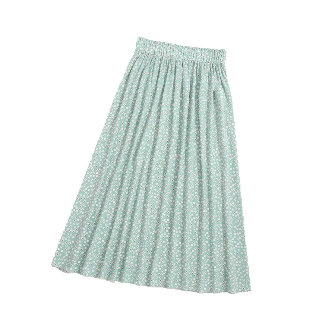 Dame Floral Print Maxi Skørt Stilla