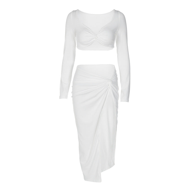 Damer Elegant Maxi Kjole med skulderfri design og draperet taljering Skovae