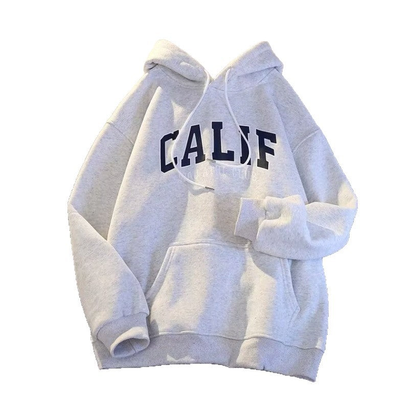 Dame hoodie med iøjnefaldende Uni logo og blød inderside Skovae