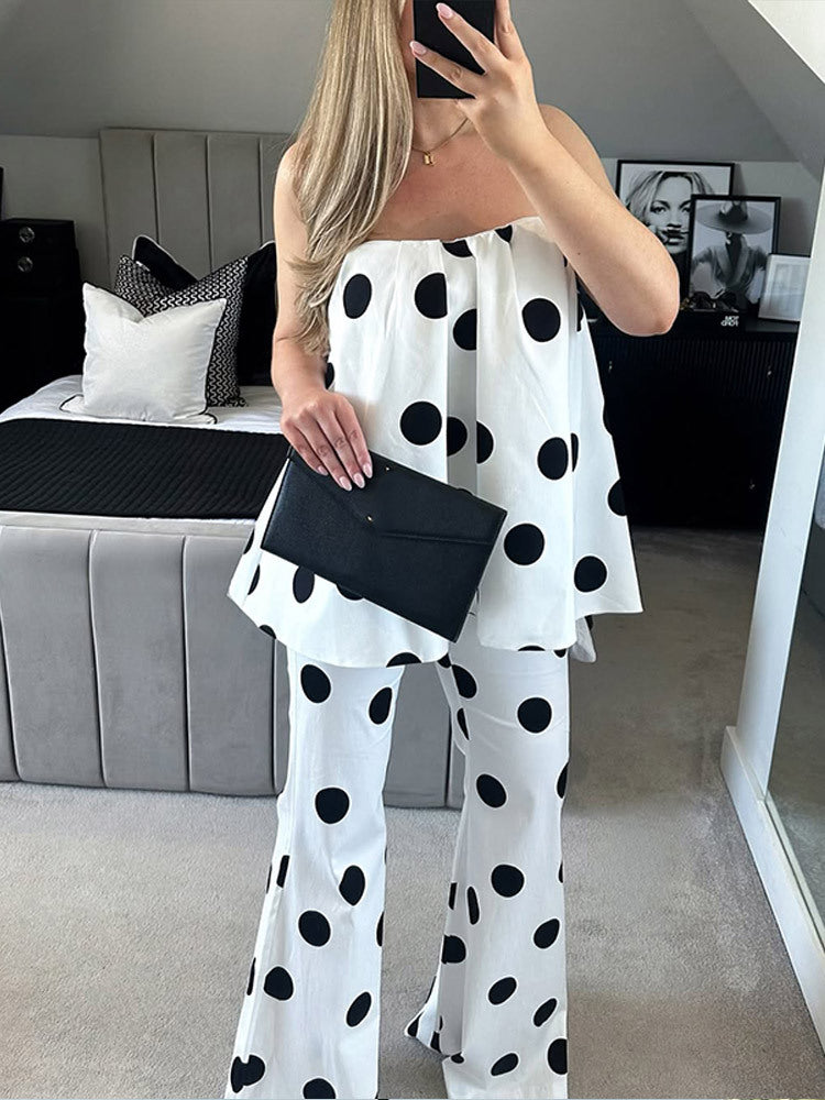 Dame Mode Bustier-top med flæsedetaljer og elegant silhuet Stilla
