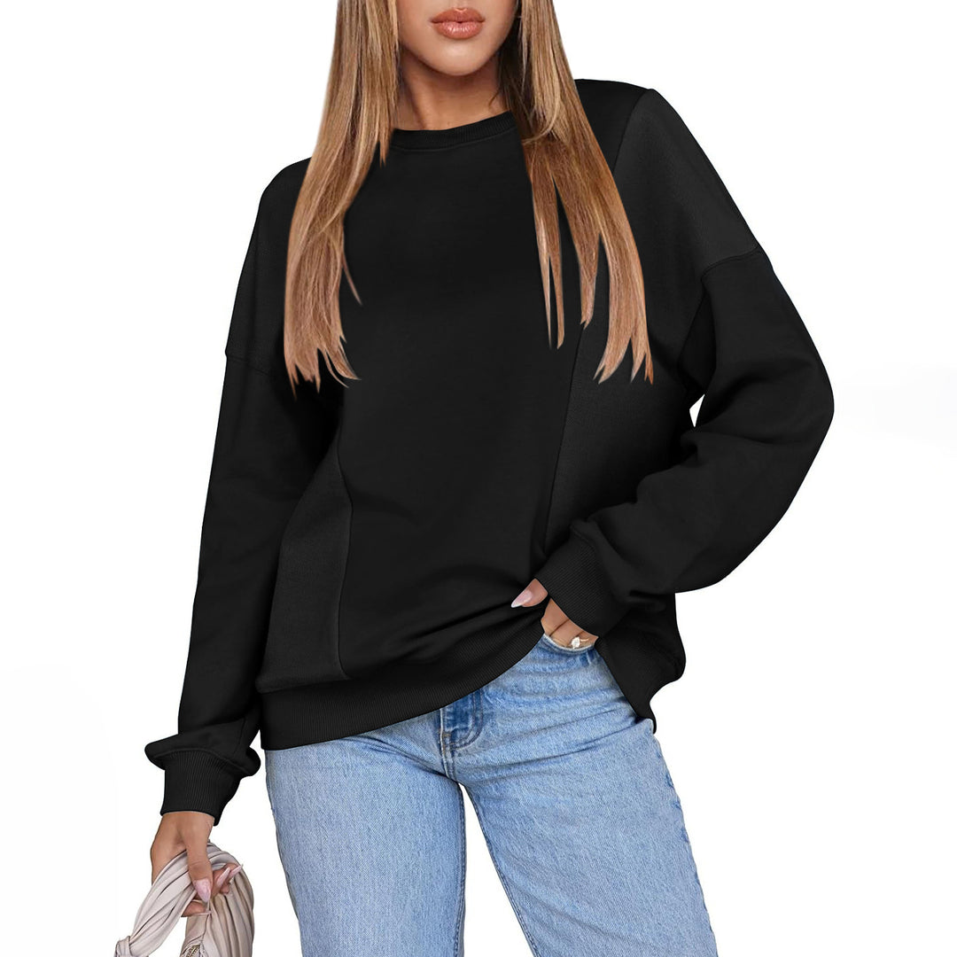 Dame afslappet oversized sweater med moderne snit og blødt foer Stilla