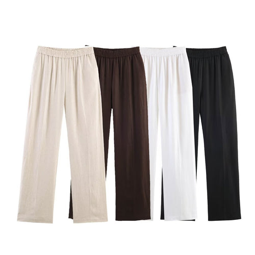 Dame elegant løs Culotte med elastisk talje Skovae