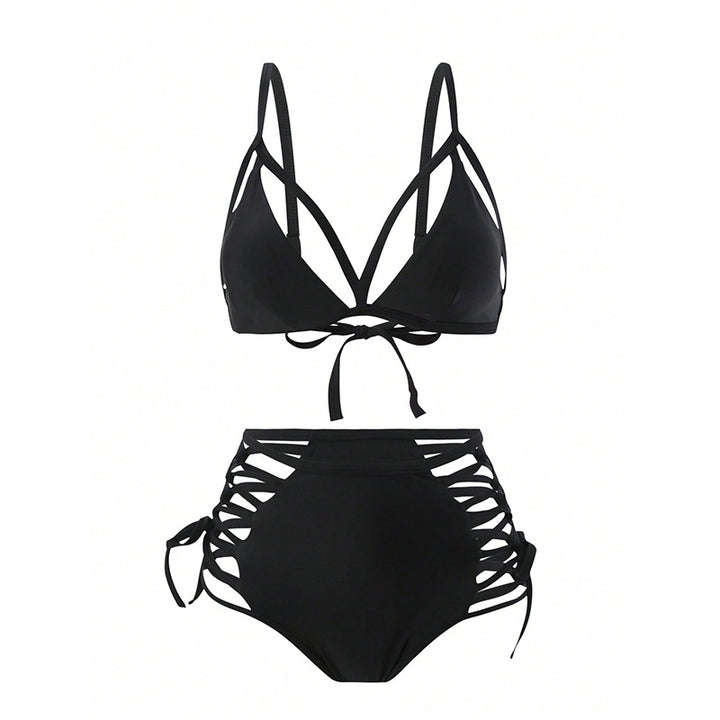 Dame bikini sæt med raffinerede cut-out detaljer og justerbare stropper Stilla
