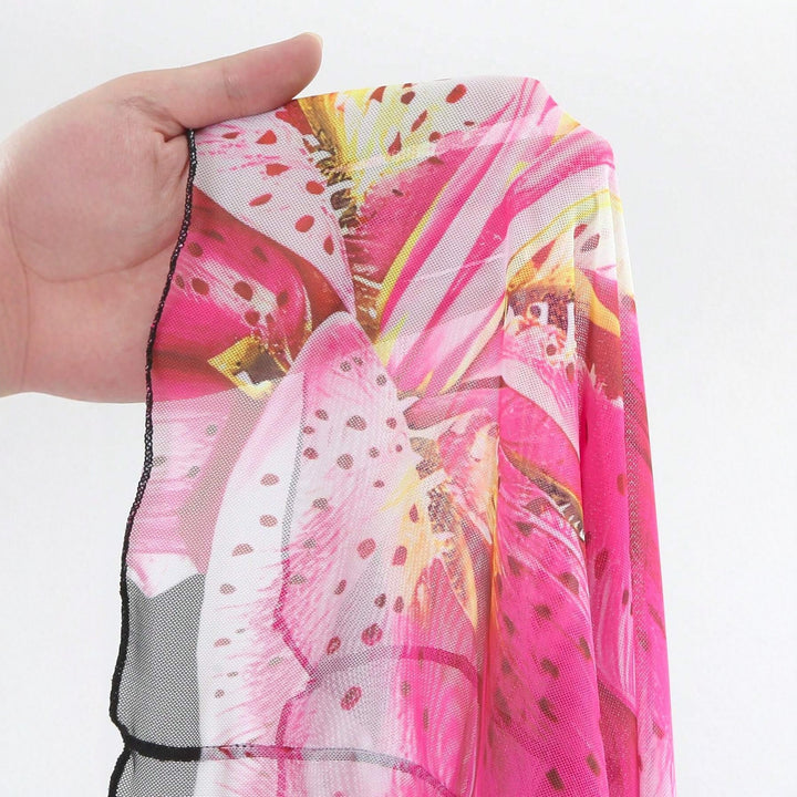 Dame bikiniset med blomster wrap nederdel Skovae