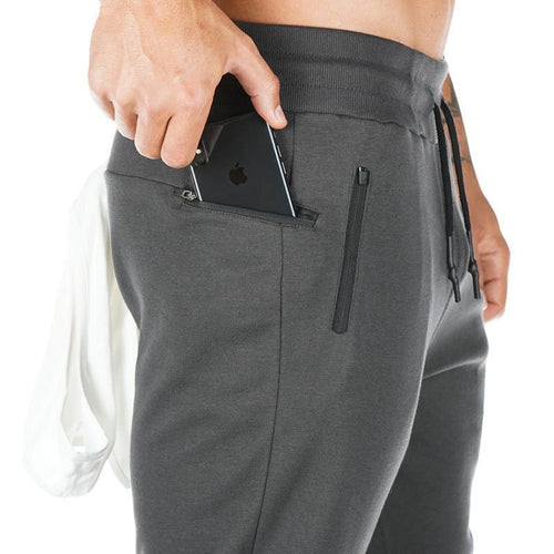 Herrer Sporty Joggingbukser med funktionelt design og elastisk talje Stilla