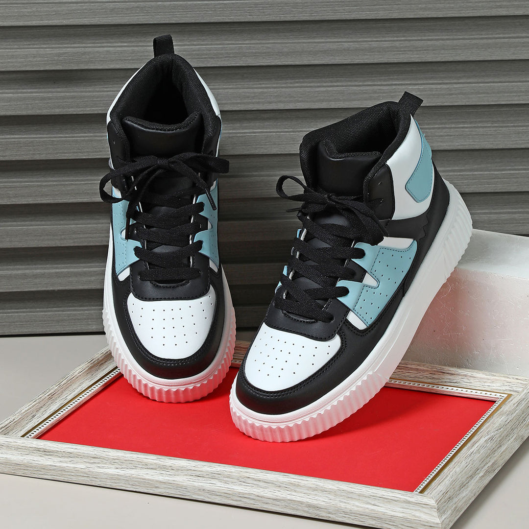 Dame Sporty High-Top Sneakers med fantastiske farver Stilla